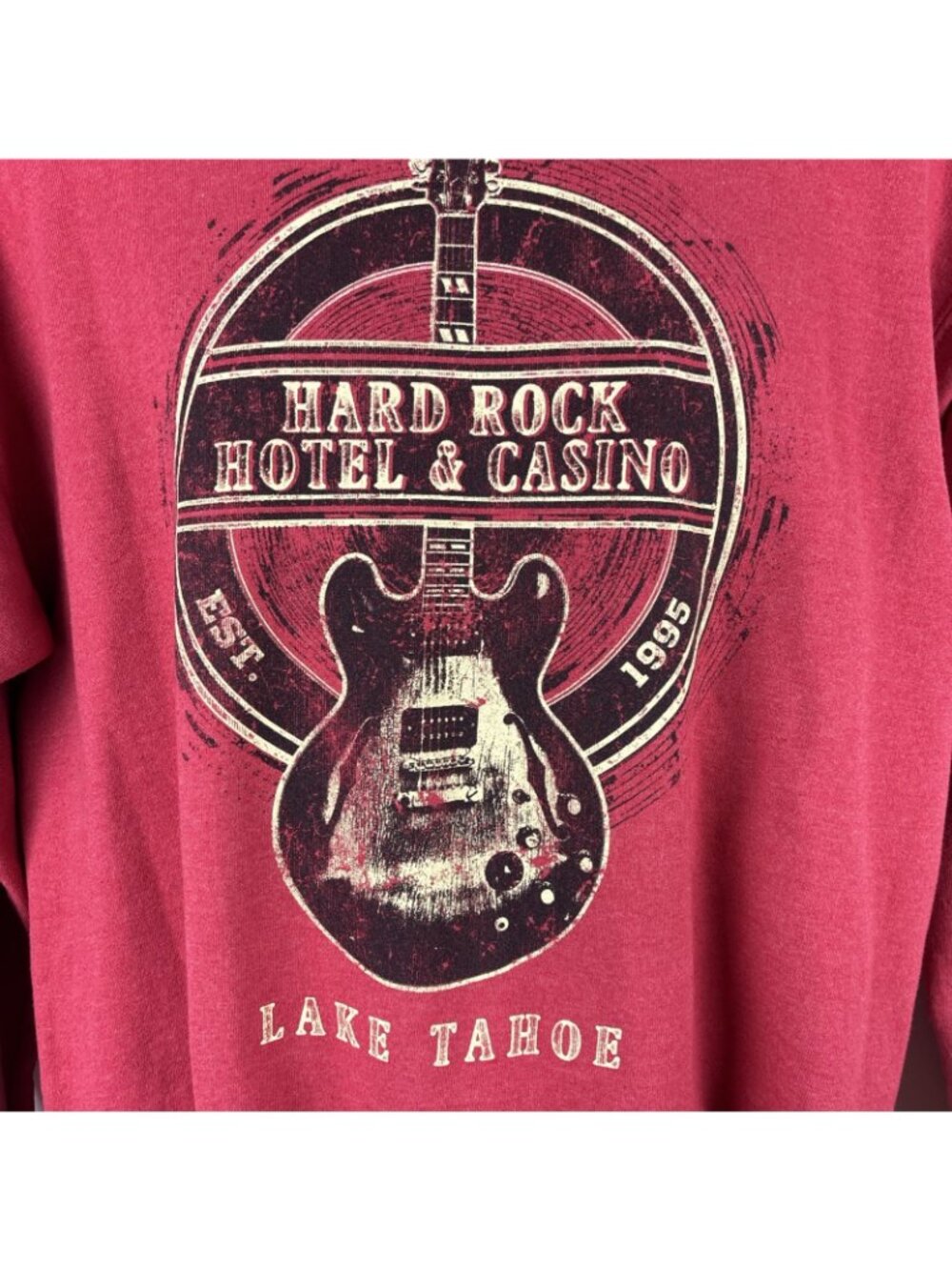 Hard Rock Cafe Lake Tahoe Sweatshirt Size M Port Authority and Company Classic - Picture 2 of 4